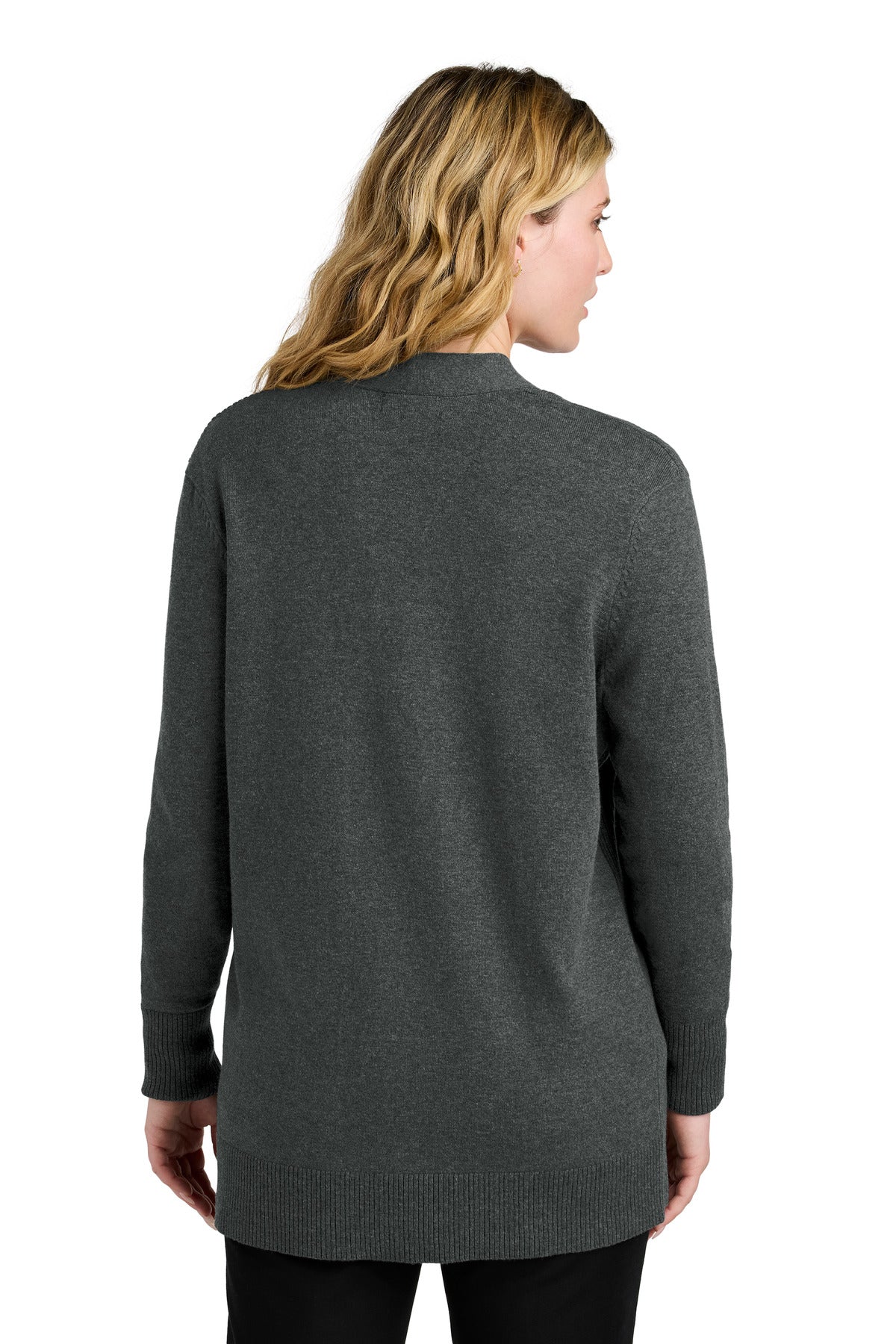 OKRAA Leadership - Logo LC - Port Authority® Women's Easy Care Open-Front Cardigan Sweater LSW2890