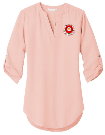 OKRAA Leadership - Logo LC - Port Authority® Women's 3/4-Sleeve Tunic Blouse. LW701