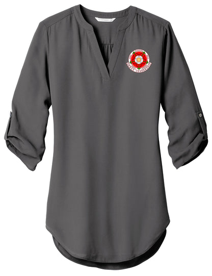 OKRAA Leadership - Logo LC - Port Authority® Women's 3/4-Sleeve Tunic Blouse. LW701