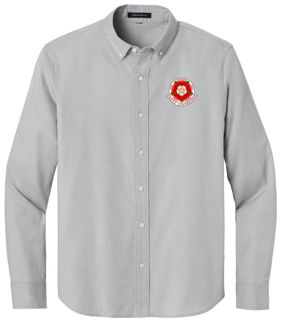 OKRAA Leadership - Logo LC - Mercer+Mettle® Long Sleeve Modern Oxford Shirt MM2002
