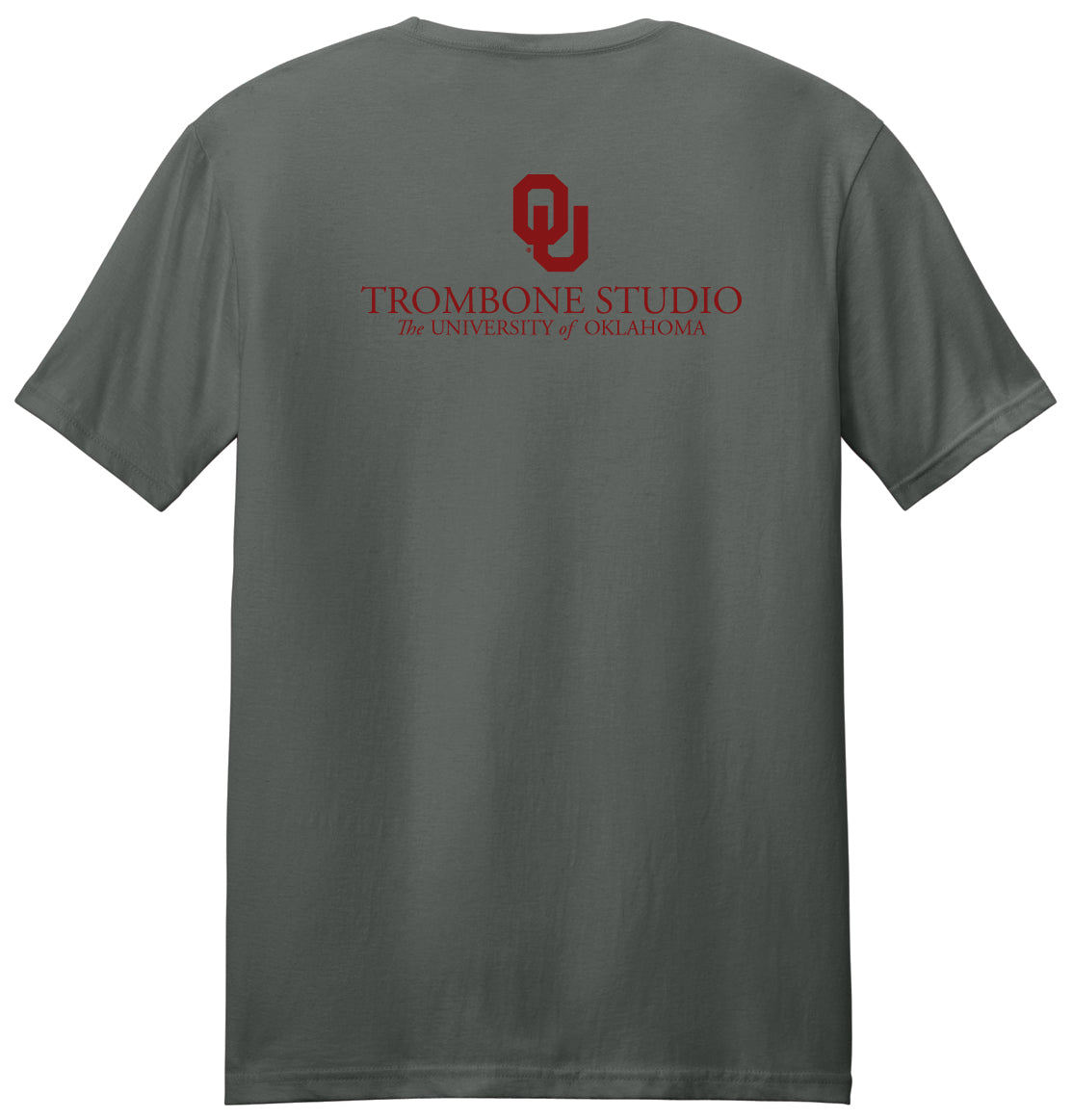 OU Trombone Studio - LC and Full Back - Gildan Softstyle T-Shirt. 64000