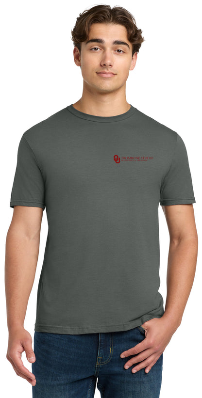 OU Trombone Studio - LC and Full Back - Gildan Softstyle T-Shirt. 64000