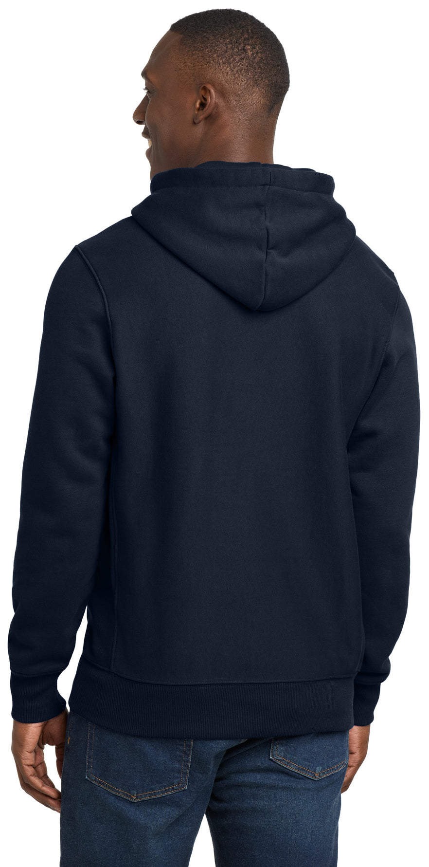Oklahoma Smoke - Angled Tail Script - Sport-Tek® Super Heavyweight Pullover Hooded Sweatshirt.  F281