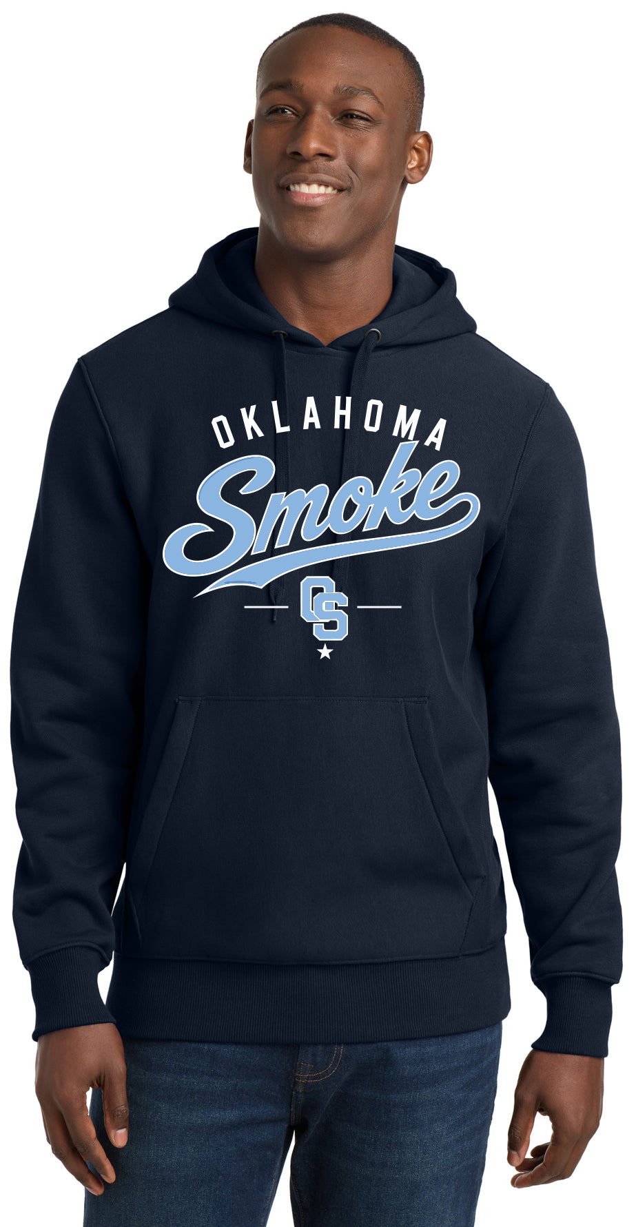 Oklahoma Smoke - Angled Tail Script - BELLA+CANVAS ® Women's Relaxed J