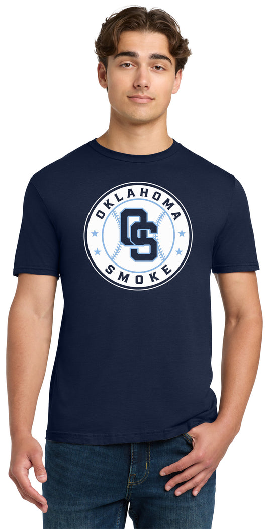 Oklahoma Smoke - Circle Medallion - Gildan Softstyle® T-Shirt. 64000