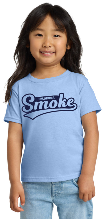 Oklahoma Smoke - Tail Script - Gildan Youth Softstyle® T-Shirt 64000B