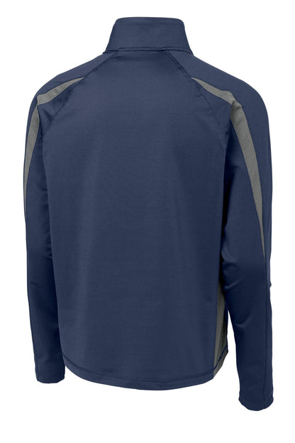 Profix Auto Repair - LC EMB - Sport-Tek Sport-Wick Stretch 1/4-Zip Colorblock Pullover. ST851