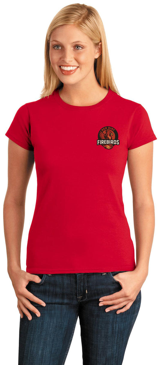 Red Dirt Firebirds - Logo LC - Gildan Softstyle® T-Shirt. 64000