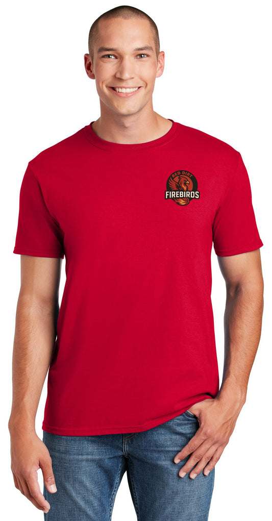 Red Dirt Firebirds - Logo LC - Gildan Softstyle® T-Shirt. 64000