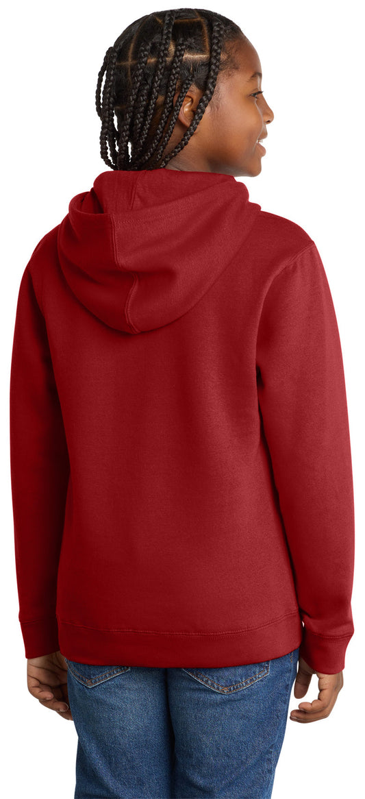 Red Dirt Firebirds - Logo LC - District® Youth V.I.T.Fleece Hoodie DT6100Y
