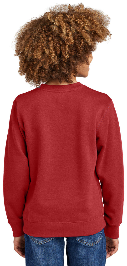 Red Dirt Firebirds - Logo LC - District® Youth V.I.T. Fleece Crew DT6104Y