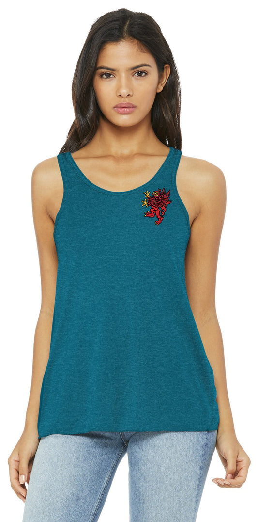 Red Griffin - BELLA+CANVAS  Women's Slouchy Tee. BC8816
