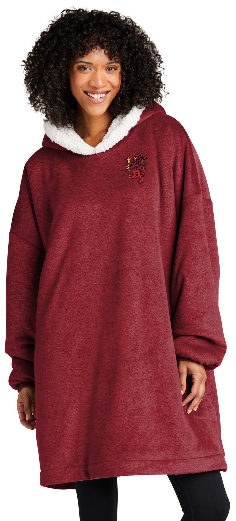 Red Griffin - Port Authority Mountain Lodge Wearable Blanket BP41