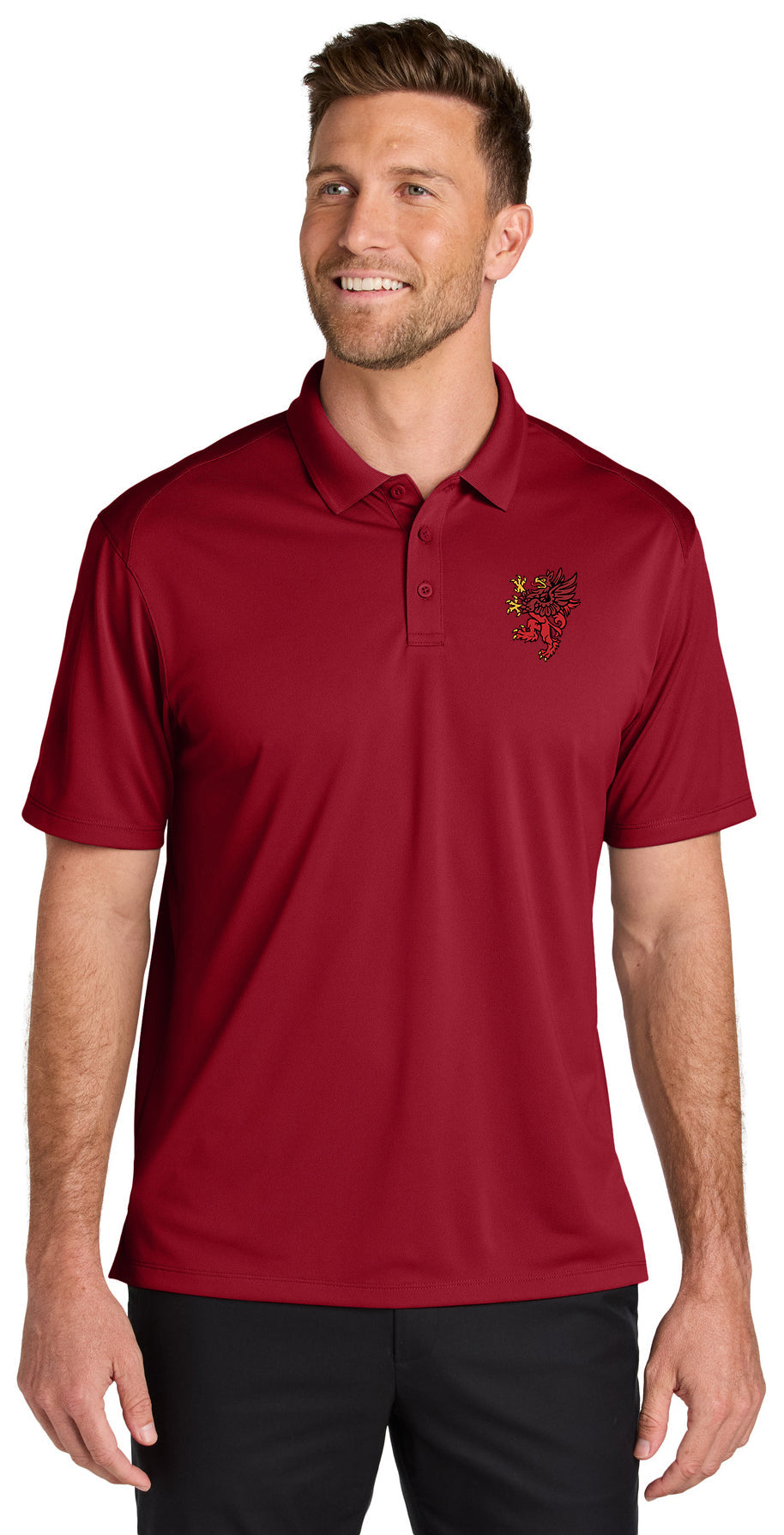 Red Griffin - Port Authority Wearever Performance Pique Polo K240