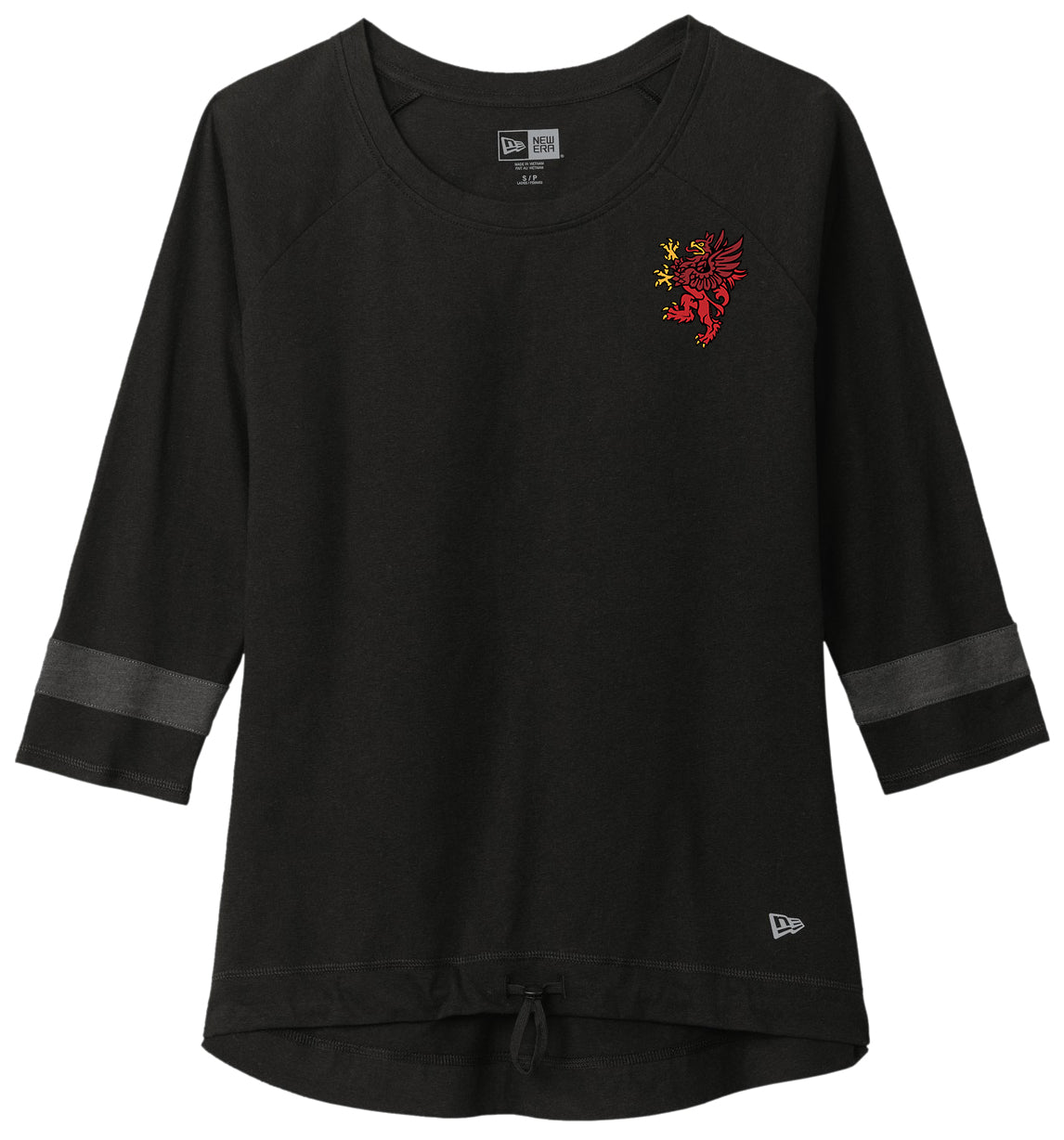 Red Griffin - New Era  Women's Tri-Blend 3/4-Sleeve Tee LNEA136