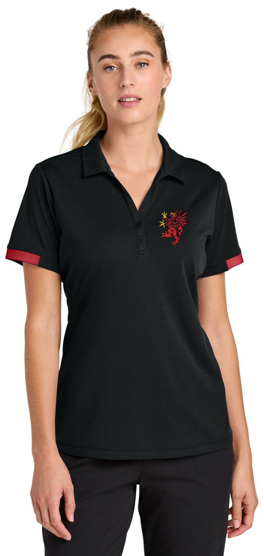 Red Griffin - Sport-Tek Women's Club Colorblock Polo LST444