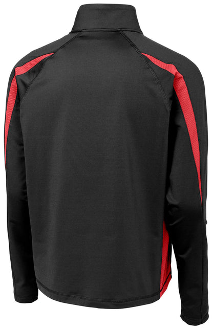 Red Griffin - Sport-Tek Sport-Wick Stretch 1/2-Zip Colorblock Pullover. ST851