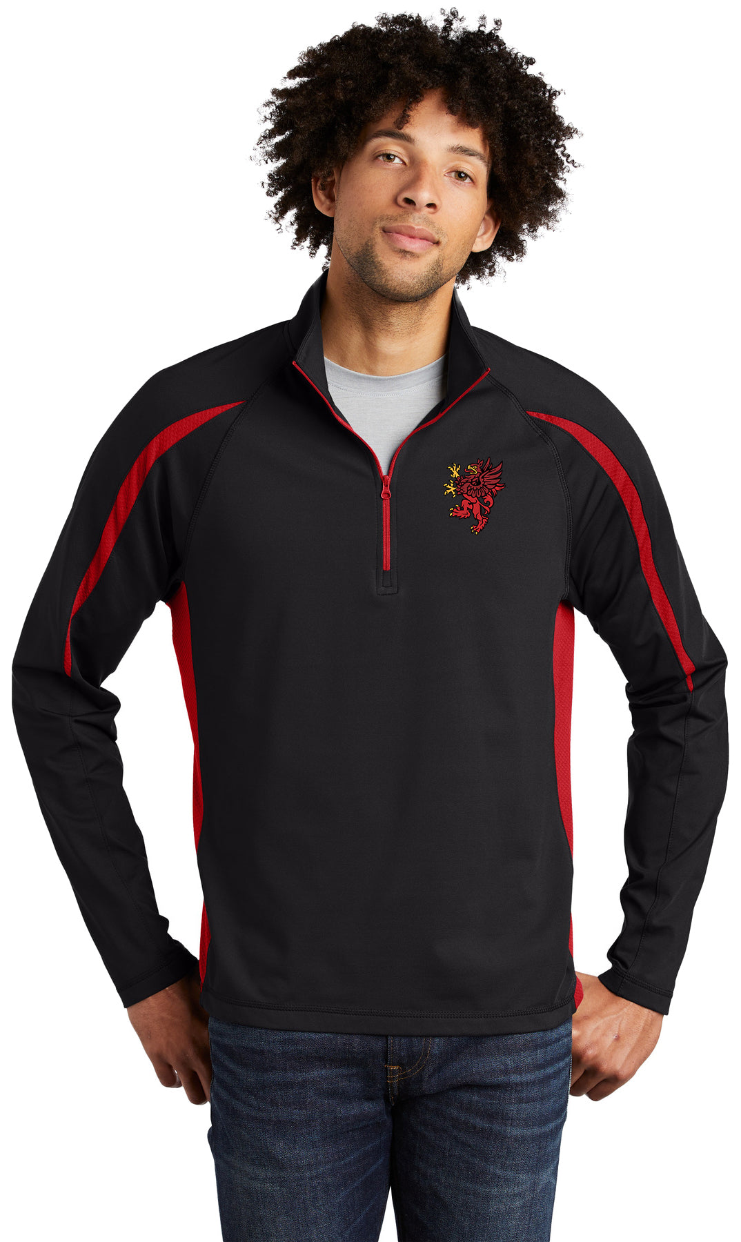 Red Griffin - Sport-Tek Women's Club Colorblock Polo LST444