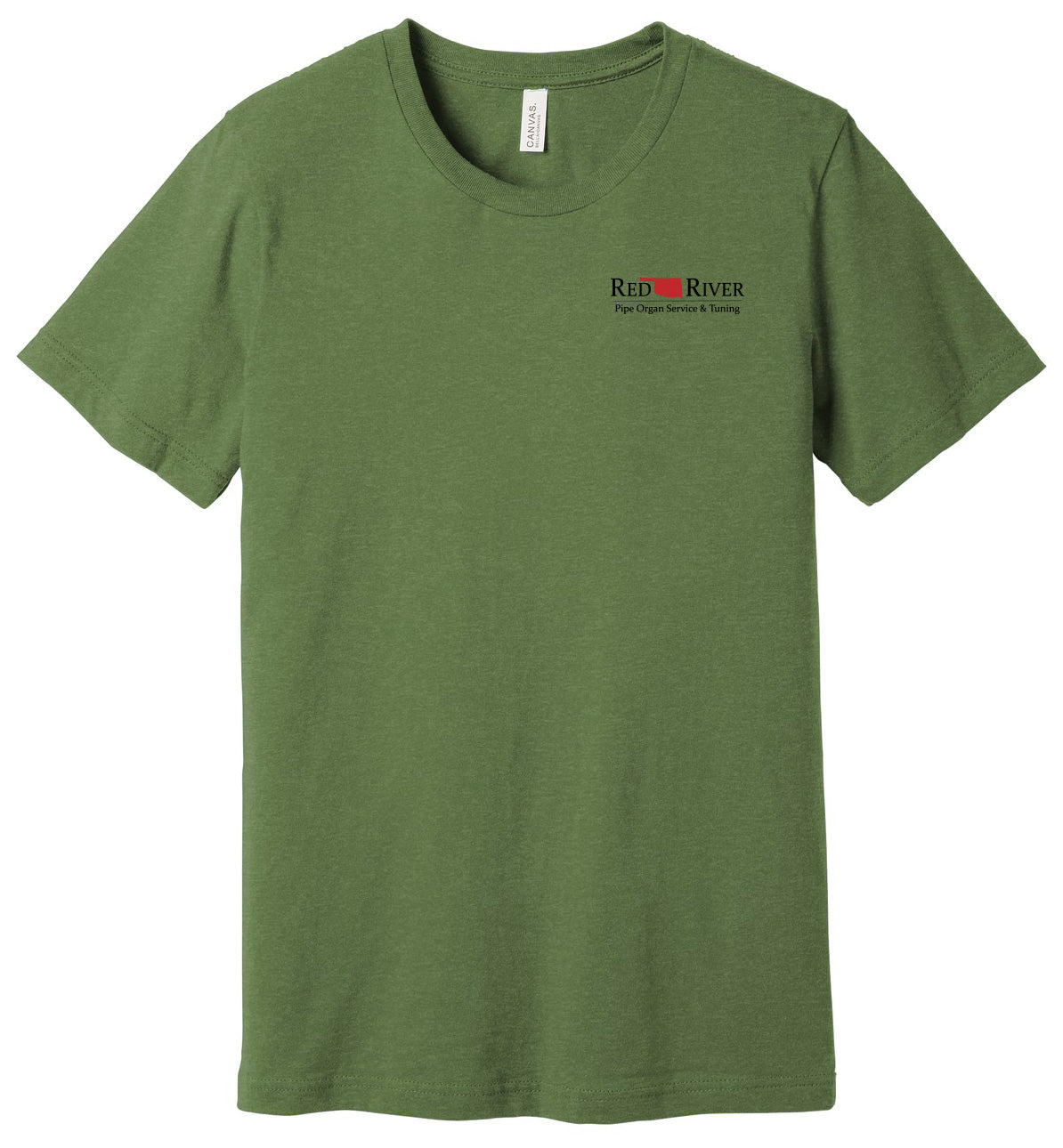 Red River Pipe Organ - Logo LC - BELLA+CANVAS ® Unisex Heather CVC Short Sleeve Tee. BC3001CVC