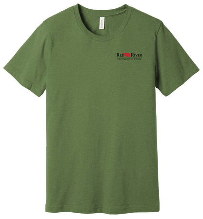 Red River Pipe Organ - Logo LC - BELLA+CANVAS ® Unisex Heather CVC Short Sleeve Tee. BC3001CVC