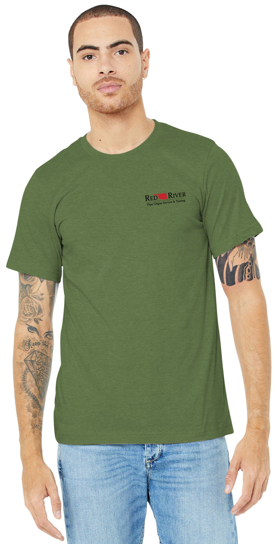 Red River Pipe Organ - Logo LC - BELLA+CANVAS ® Unisex Jersey Short Sl