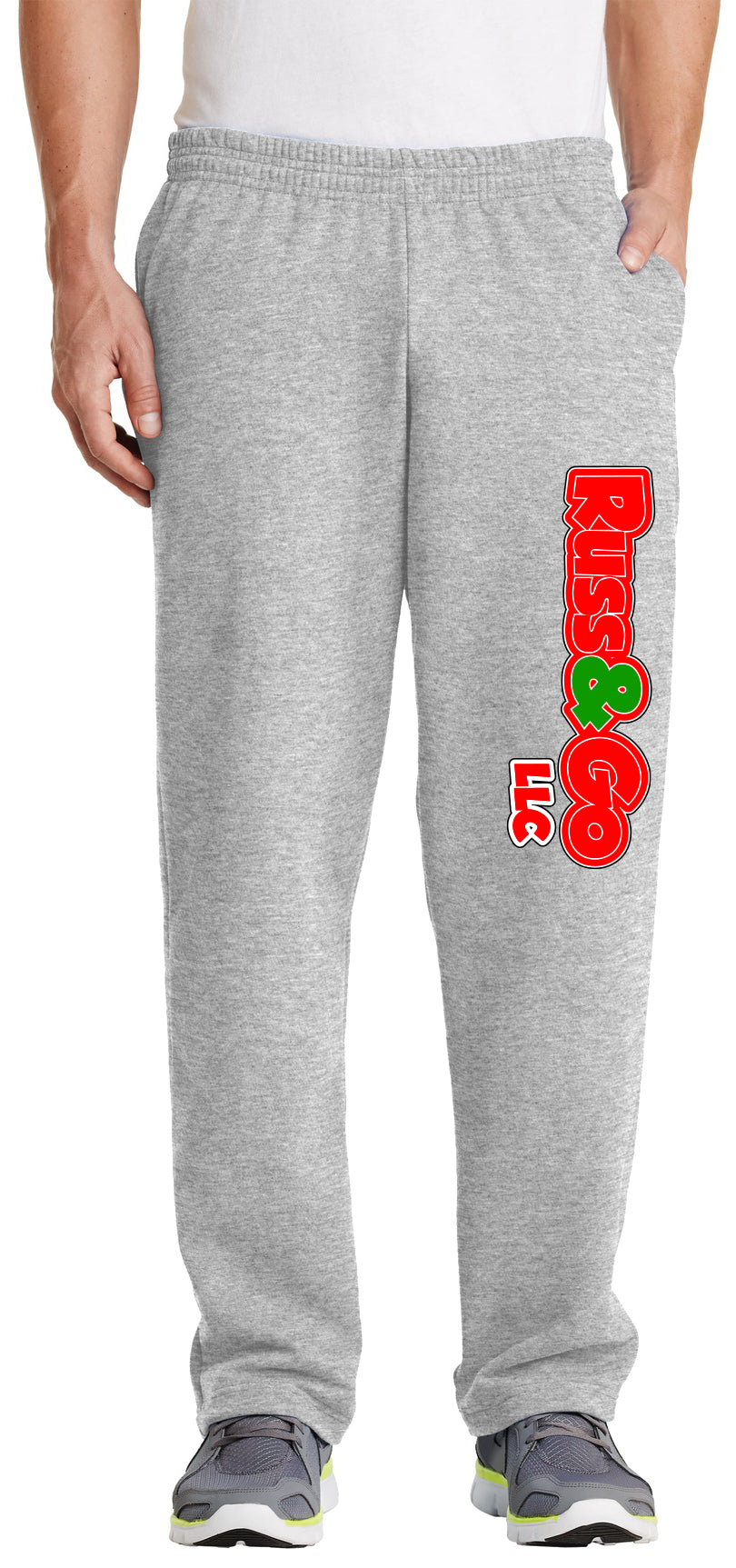 Russ & Go - Pant Full Color Print - Port & Co Core Fleece Sweatpant with Pockets. PC78P