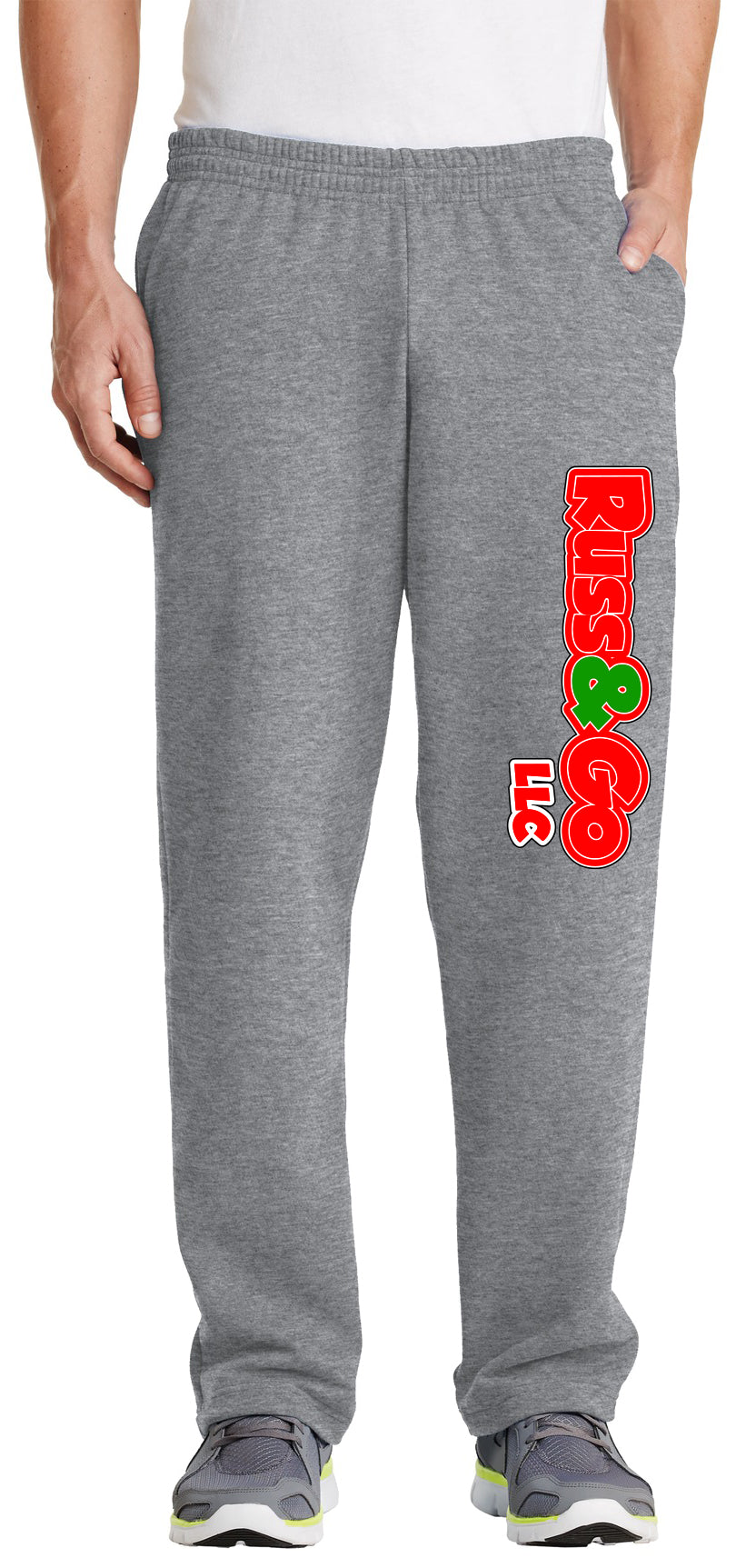 Russ & Go - Pant Full Color Print - Port & Co Core Fleece Sweatpant with Pockets. PC78P