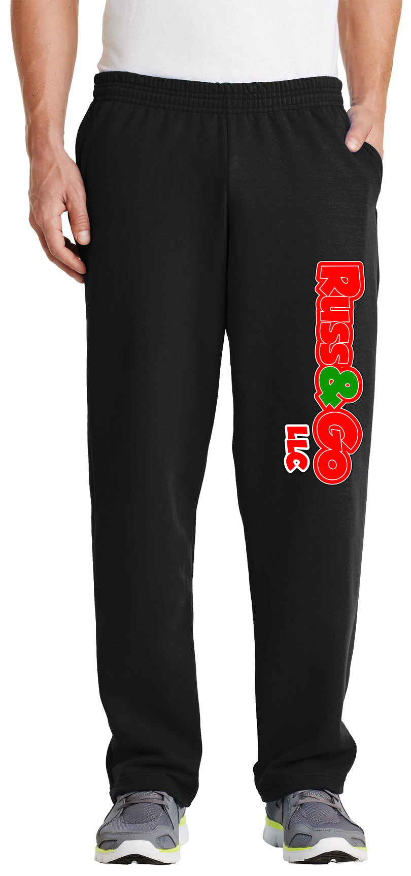 Russ & Go - Pant Full Color Print - Port & Co Core Fleece Sweatpant with Pockets. PC78P