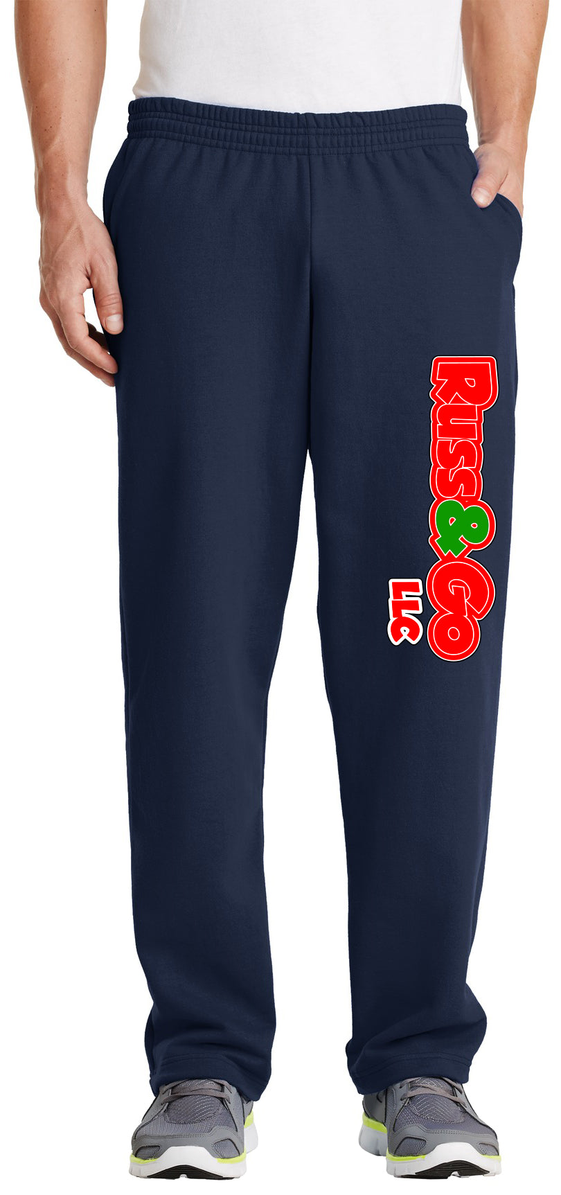 Russ & Go - Pant Full Color Print - Port & Co Core Fleece Sweatpant with Pockets. PC78P