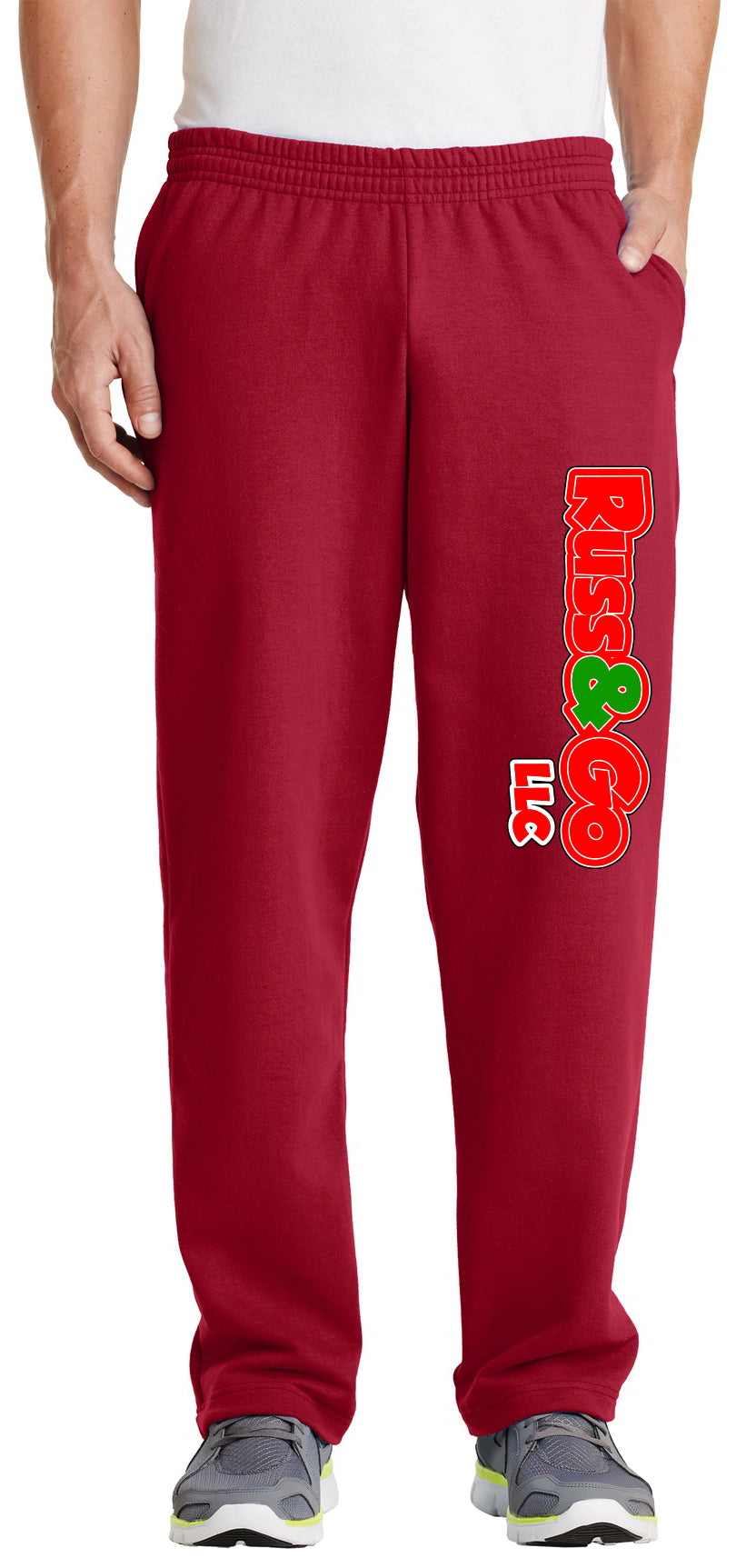 Russ & Go - Pant Full Color Print - Port & Co Core Fleece Sweatpant with Pockets. PC78P