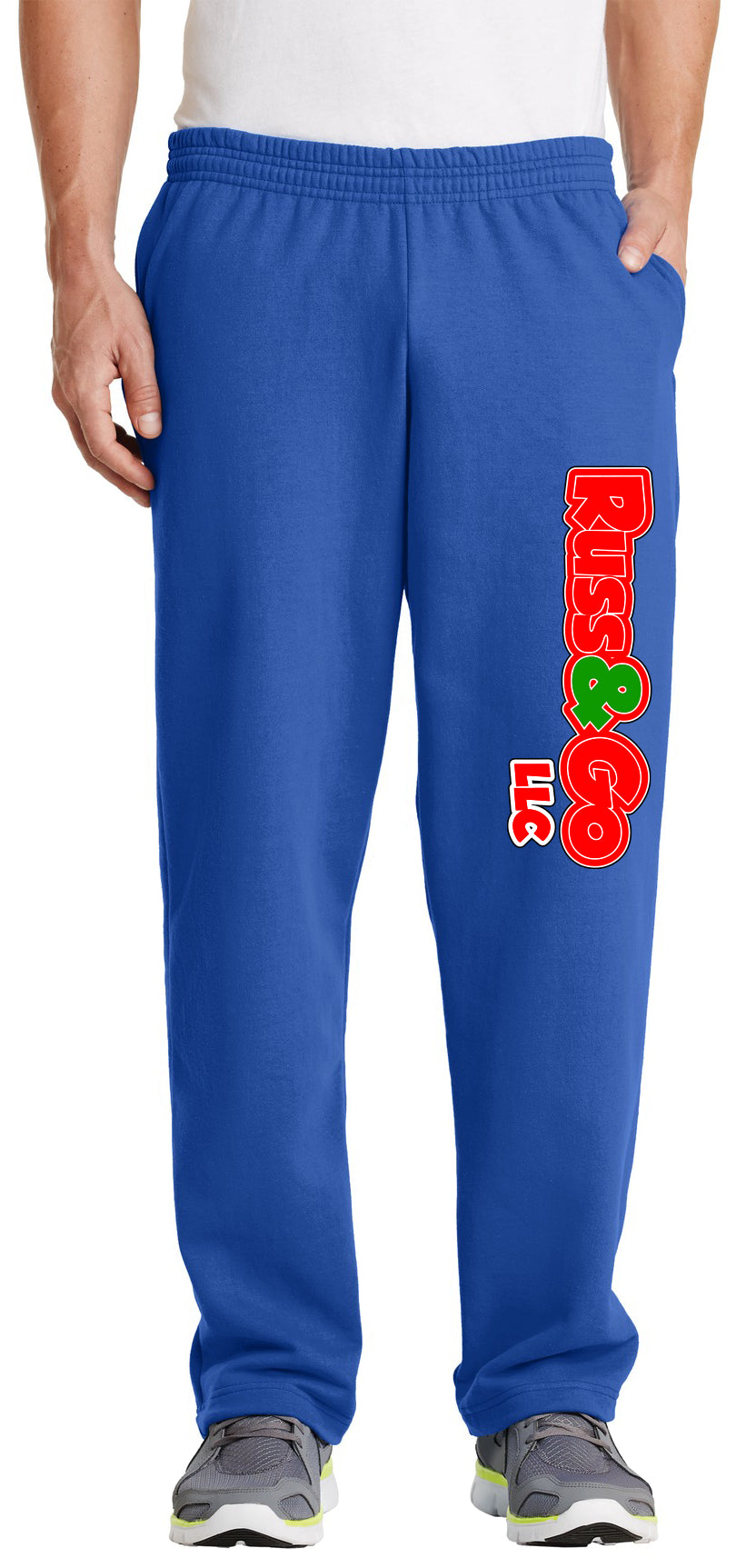 Russ & Go - Pant Full Color Print - Port & Co Core Fleece Sweatpant with Pockets. PC78P