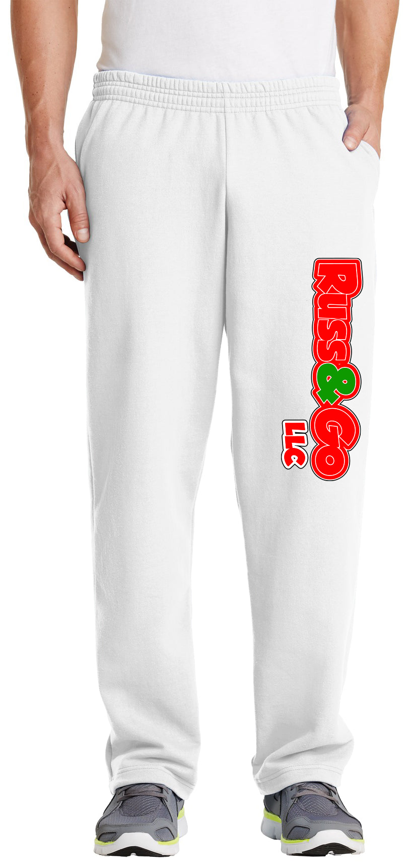 Russ & Go - Pant Full Color Print - Port & Co Core Fleece Sweatpant with Pockets. PC78P