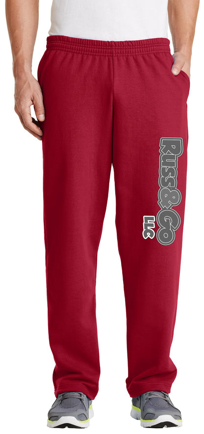 Russ & Go - Pant Greyscale Print - Port & Co Core Fleece Sweatpant with Pockets. PC78P