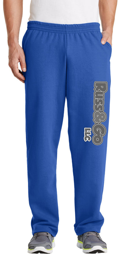 Russ & Go - Pant Greyscale Print - Port & Co Core Fleece Sweatpant with Pockets. PC78P