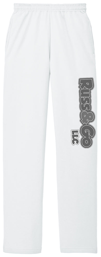 Russ & Go - Pant Greyscale Print - Port & Co Core Fleece Sweatpant with Pockets. PC78P