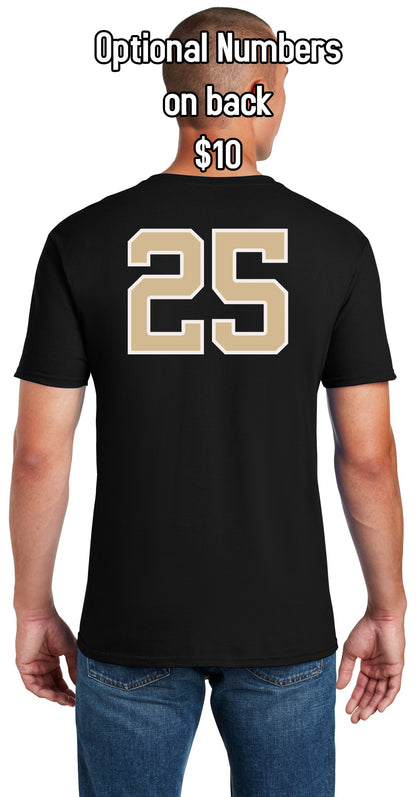 Stealth Baseball - Black - Gildan Softstyle® T-Shirt. 64000