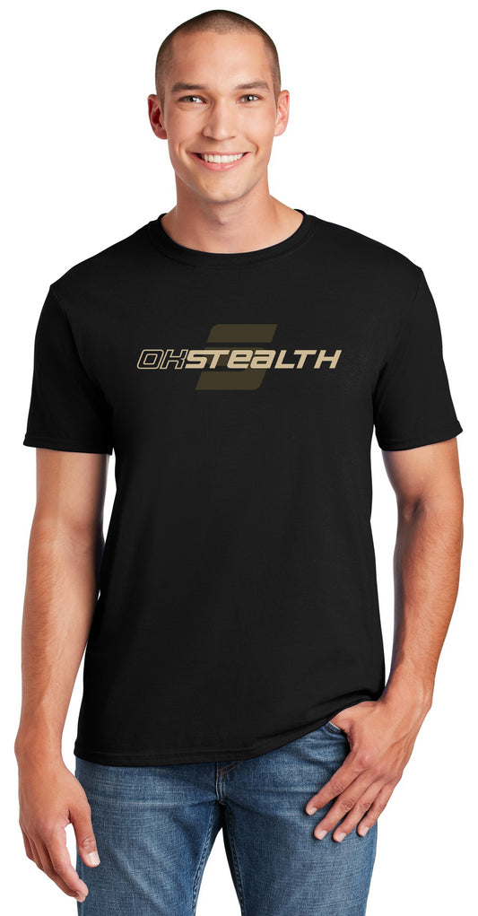Stealth Baseball - Black - Gildan Softstyle® T-Shirt. 64000