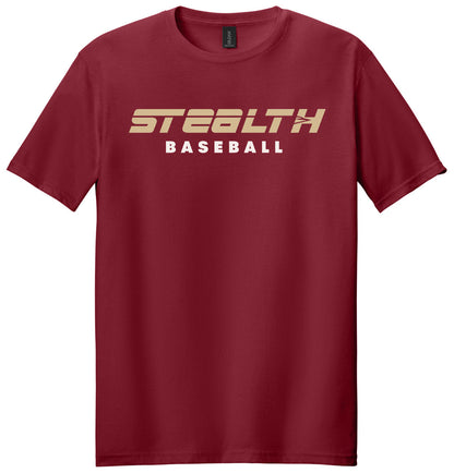 Stealth Baseball - Strikethrough - Gildan Softstyle® T-Shirt. 64000