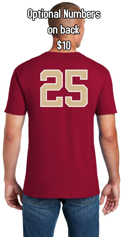 Stealth Baseball - Strikethrough - Gildan Softstyle® T-Shirt. 64000