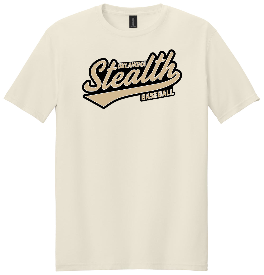 Stealth Baseball - Natural - Gildan Softstyle® T-Shirt. 64000