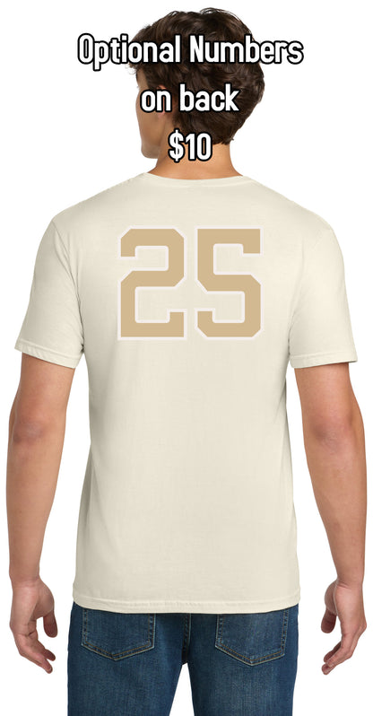 Stealth Baseball - Natural - Gildan Softstyle® T-Shirt. 64000