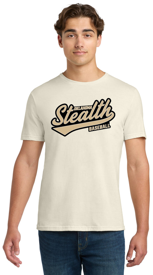 Stealth Baseball - Natural - Gildan Softstyle® T-Shirt. 64000