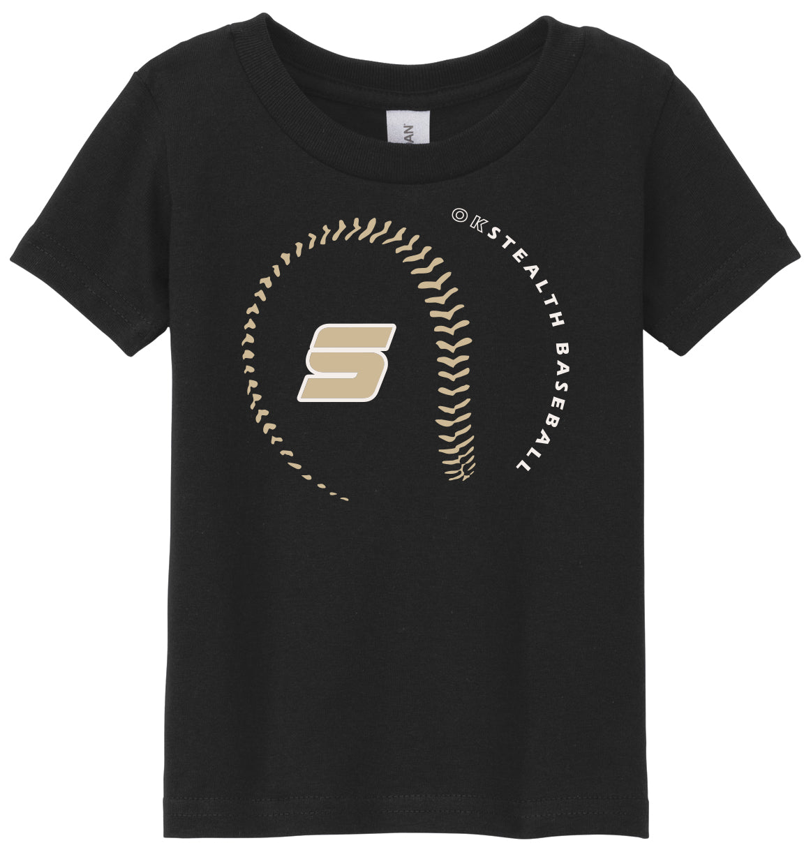 Stealth Baseball - Baseball Full Front - Gildan® Heavy Cotton Toddler T-Shirt 5100P