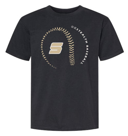 Stealth Baseball - Baseball Full Front - Gildan® Youth Softstyle® Midweight Tee 65000B