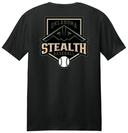 Stealth Baseball - Bat and Diamond - Gildan Softstyle® T-Shirt. 64000