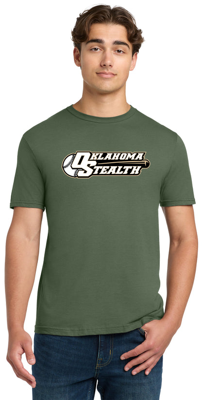 Stealth Baseball - Bat and Diamond - Gildan Softstyle® T-Shirt. 64000