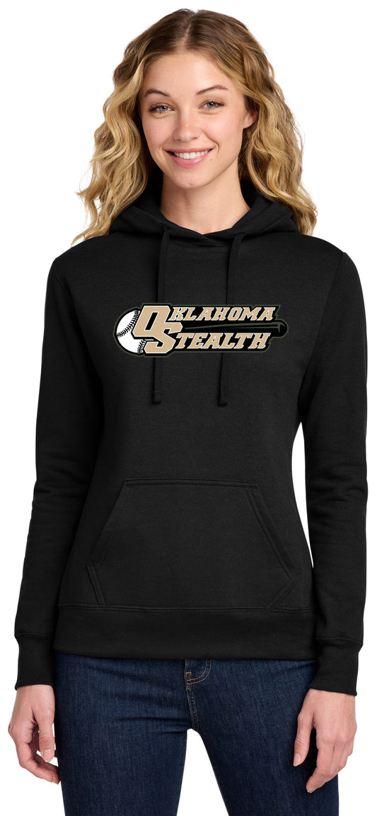 Stealth Baseball - Bat and Diamond - Port & Co Youth Core Fleece Pull