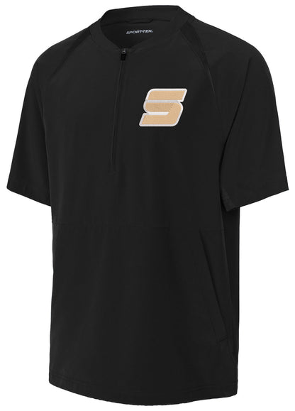 Stealth Baseball - Embroidered Left Chest - Sport-Tek® Repeat 1/2-Zip Short Sleeve Jacket JST489