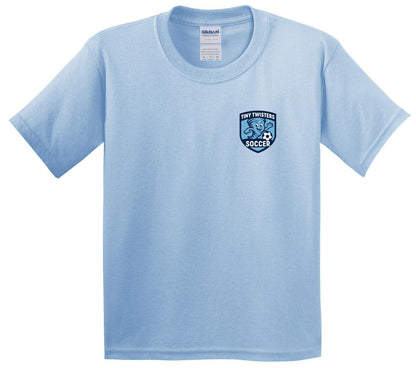 Tiny Twisters Soccer - Logo - Gildan® - Youth  Heavy Cotton 100% Cotton T-Shirt.  5000B