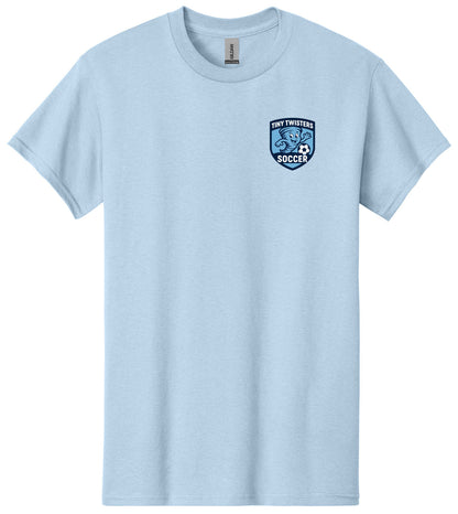 Tiny Twisters Soccer - Logo - Gildan® - Heavy Cotton 100% Cotton T-Shirt.  5000